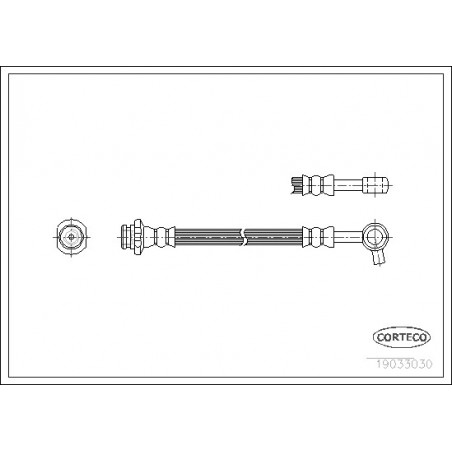 Flexible de frein CORTECO