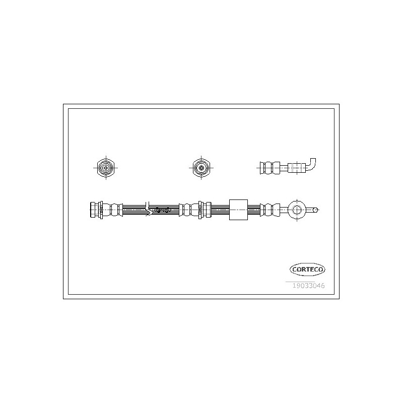 Flexible de frein CORTECO