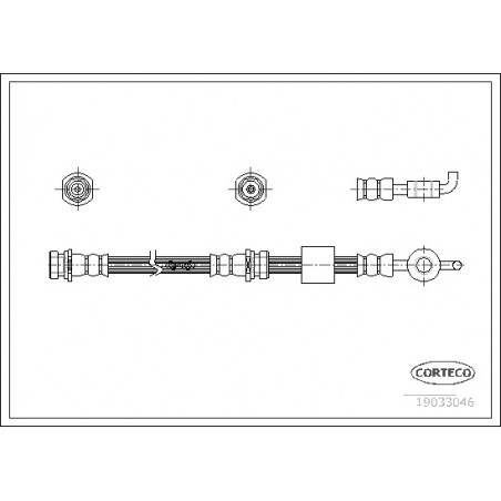 Flexible de frein CORTECO