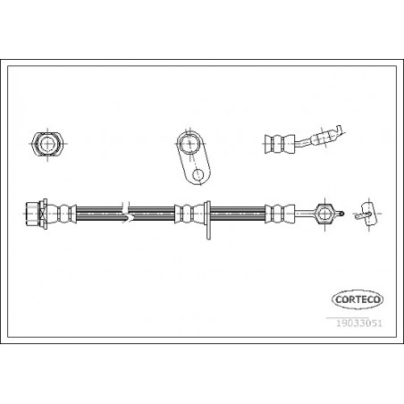 Flexible de frein CORTECO
