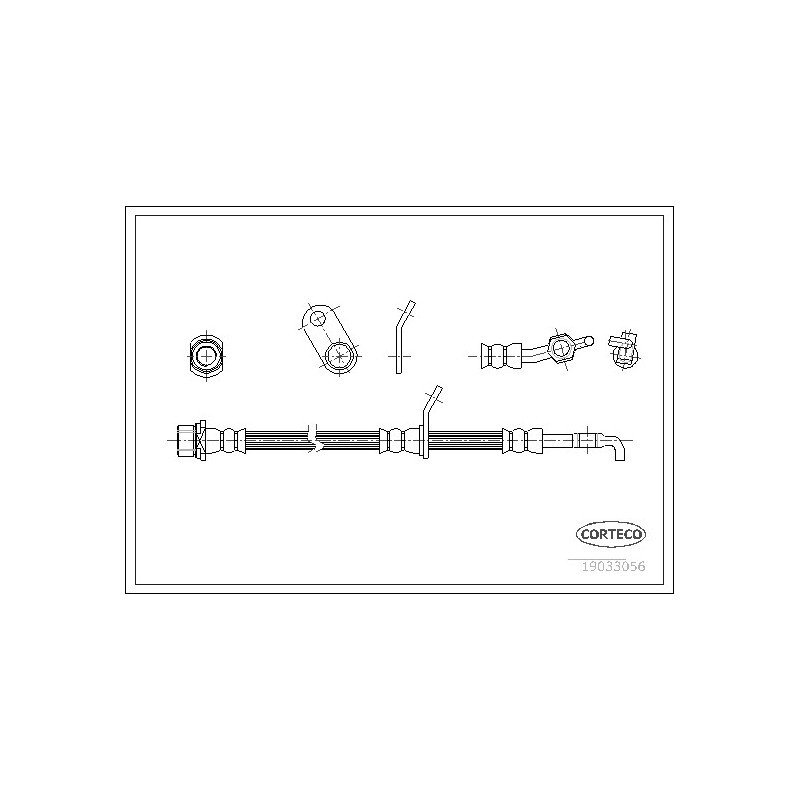 Flexible de frein CORTECO