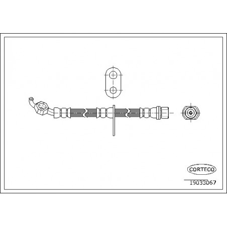 Flexible de frein CORTECO