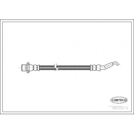 Flexible de frein CORTECO