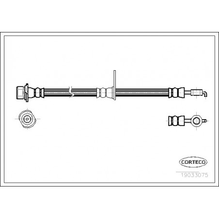 Flexible de frein CORTECO