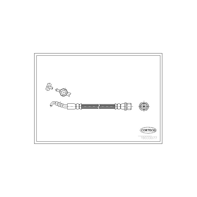 Flexible de frein CORTECO