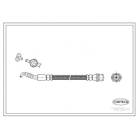 Flexible de frein CORTECO
