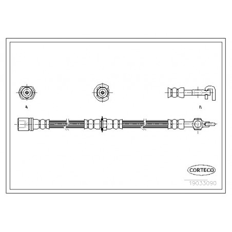 Flexible de frein CORTECO