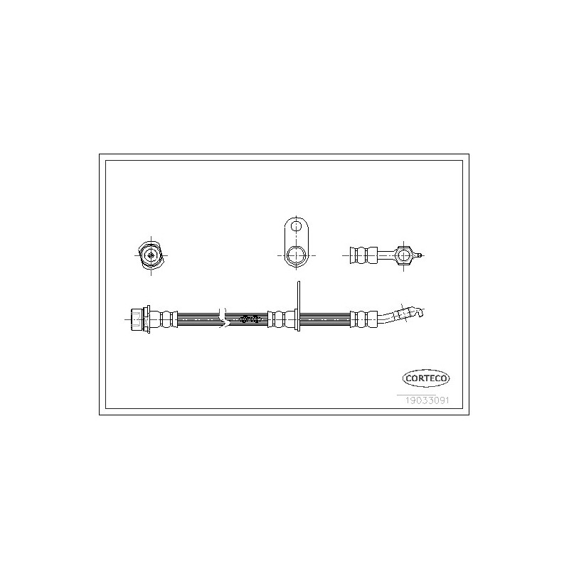 Flexible de frein CORTECO