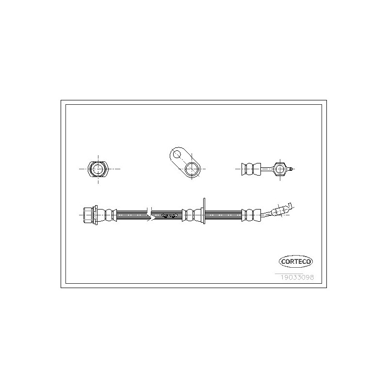 Flexible de frein CORTECO