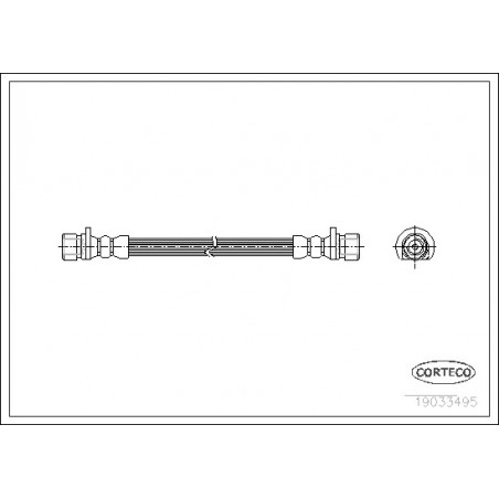 Flexible de frein CORTECO