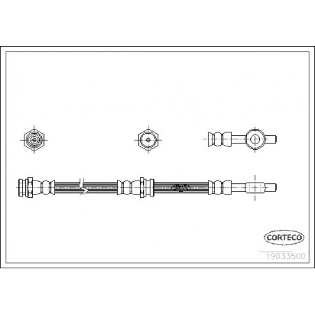 Flexible de frein CORTECO