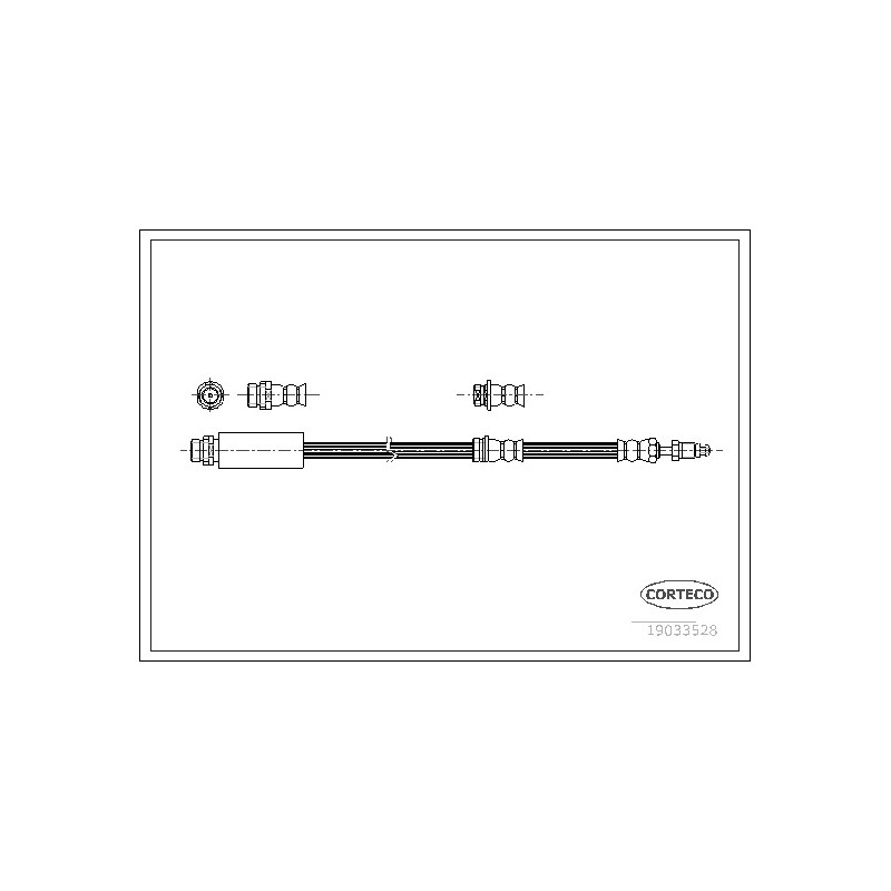 Flexible de frein CORTECO