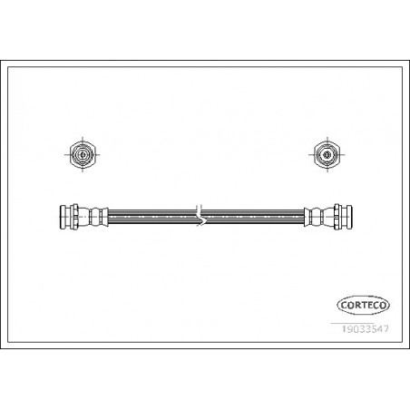 Flexible de frein CORTECO