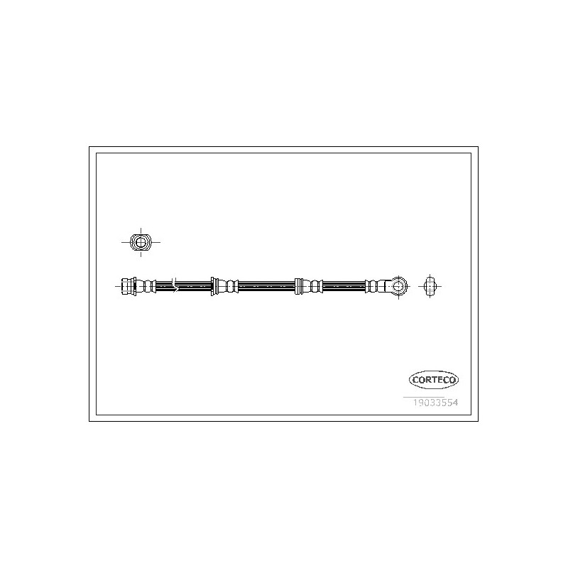 Flexible de frein CORTECO