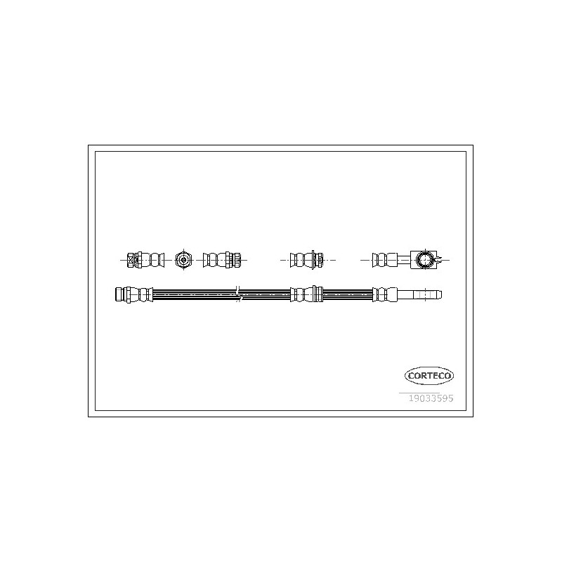 Flexible de frein CORTECO