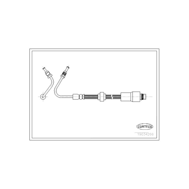 Flexible de frein CORTECO