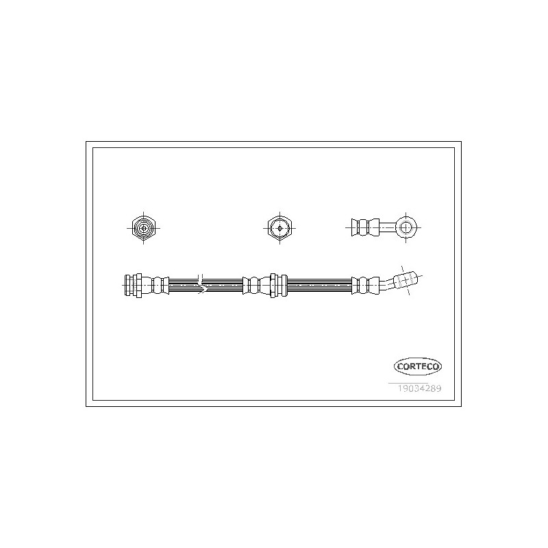 Flexible de frein CORTECO