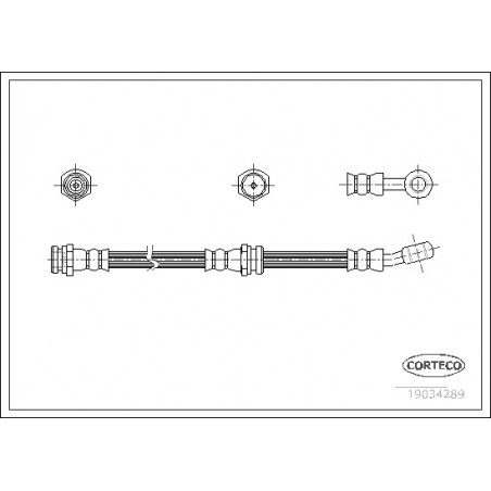Flexible de frein CORTECO