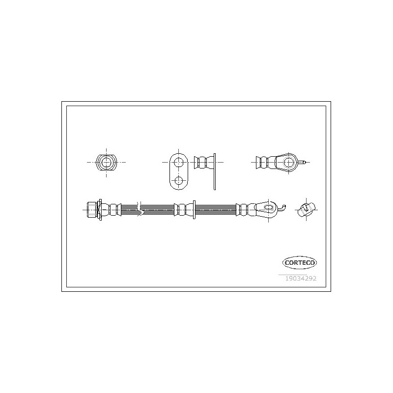 Flexible de frein CORTECO