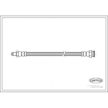 Flexible de frein CORTECO