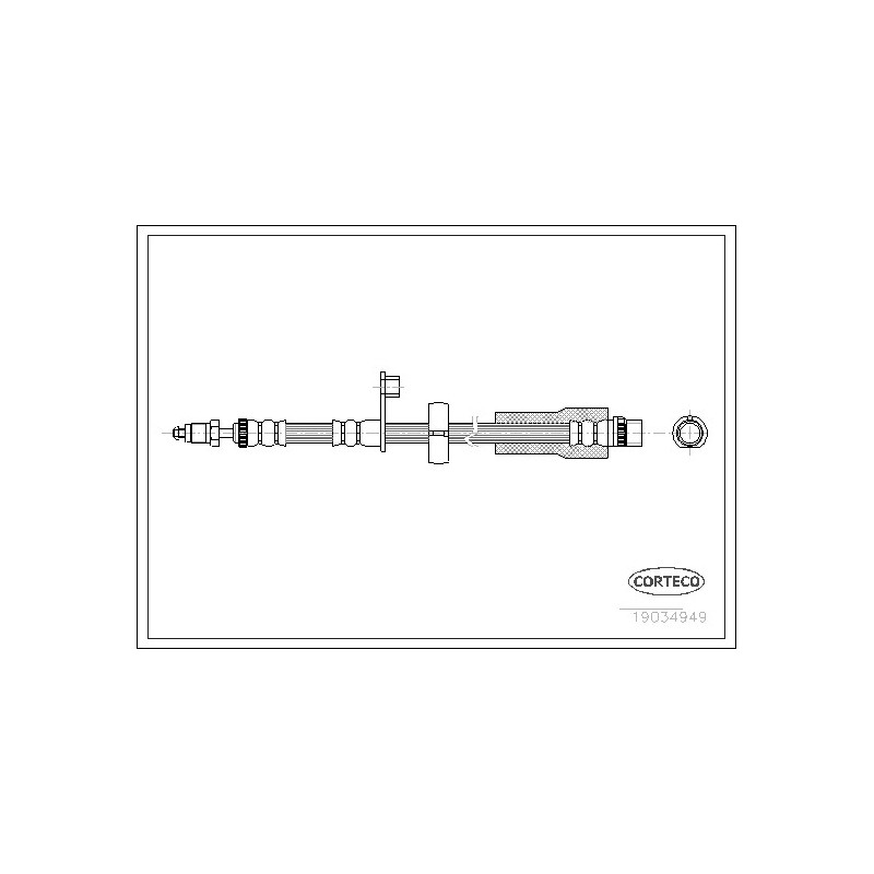 Flexible de frein CORTECO