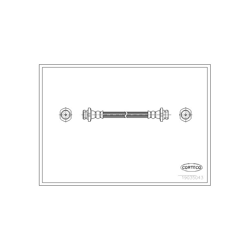 Flexible de frein CORTECO