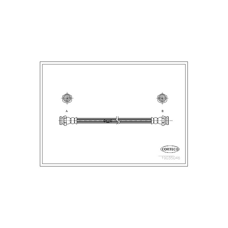 Flexible de frein CORTECO