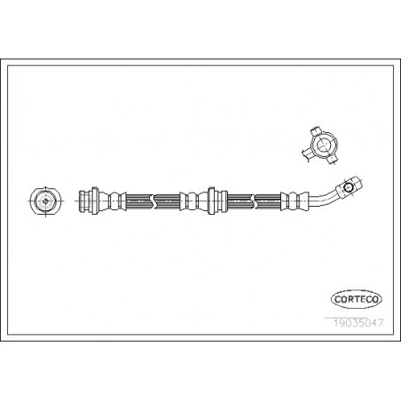 Flexible de frein CORTECO