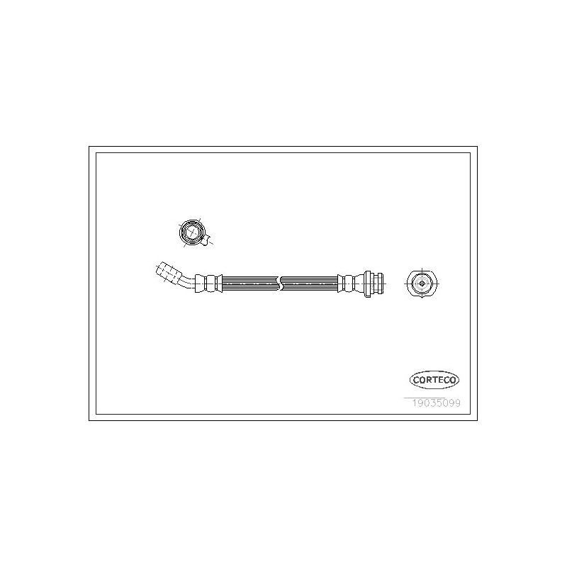Flexible de frein CORTECO