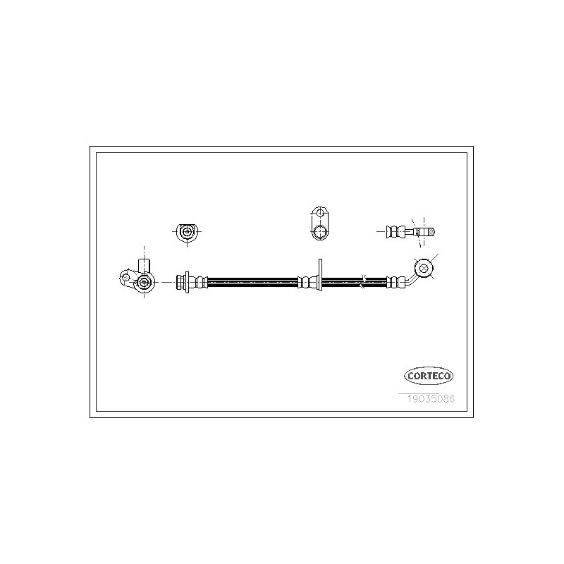 Flexible de frein CORTECO
