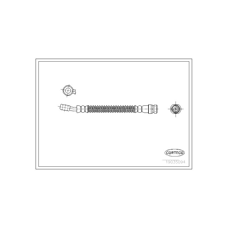 Flexible de frein CORTECO