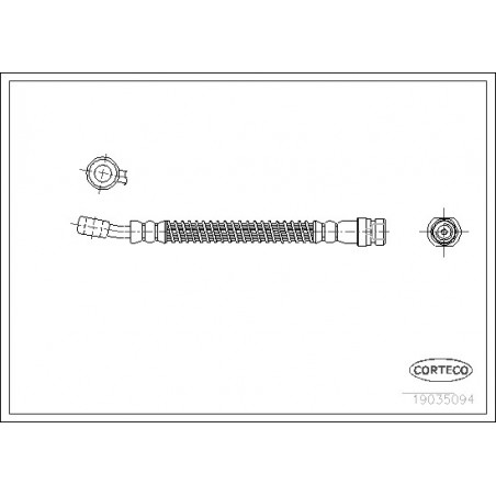 Flexible de frein CORTECO