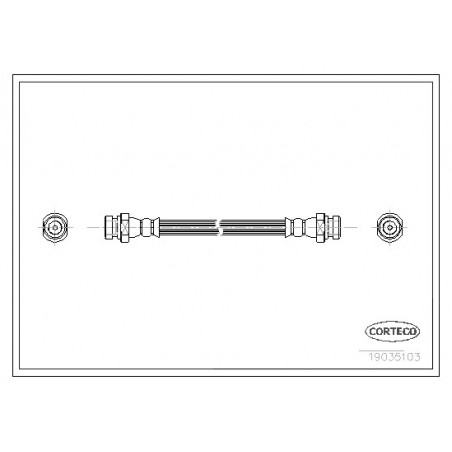 Flexible de frein CORTECO