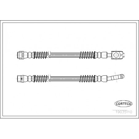 Flexible de frein CORTECO