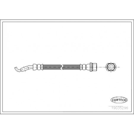 Flexible de frein CORTECO