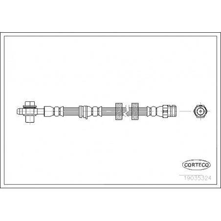 Flexible de frein CORTECO