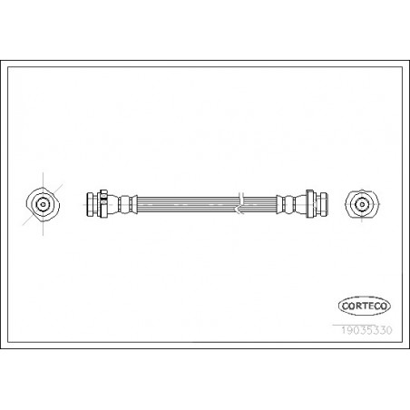 Flexible de frein CORTECO