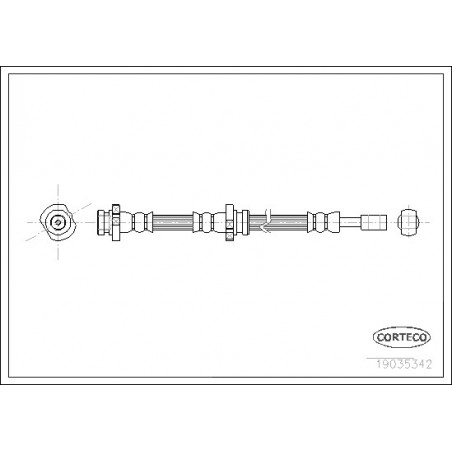 Flexible de frein CORTECO