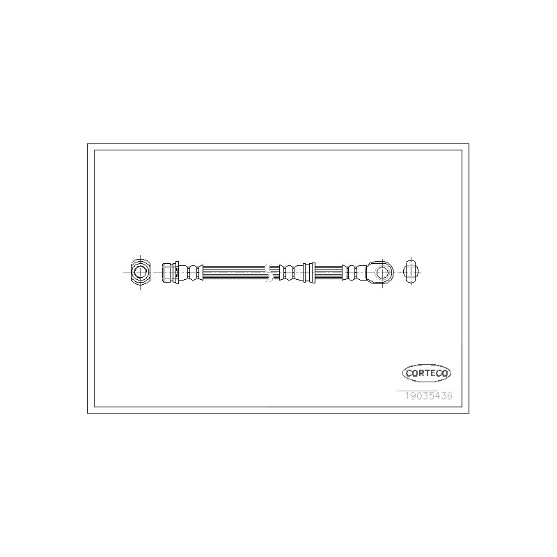 Flexible de frein CORTECO