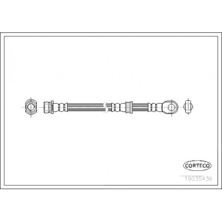 Flexible de frein CORTECO