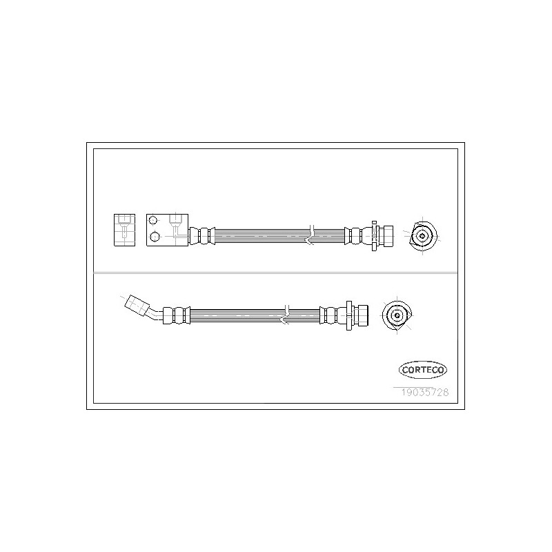 Flexible de frein CORTECO