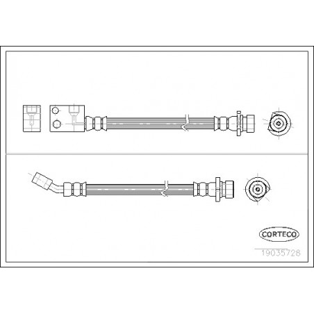 Flexible de frein CORTECO