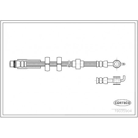 Flexible de frein CORTECO
