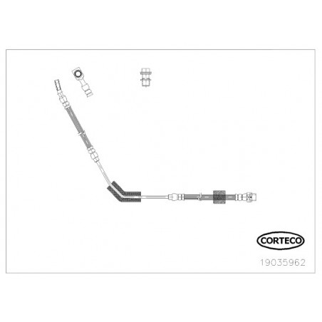 Flexible de frein CORTECO