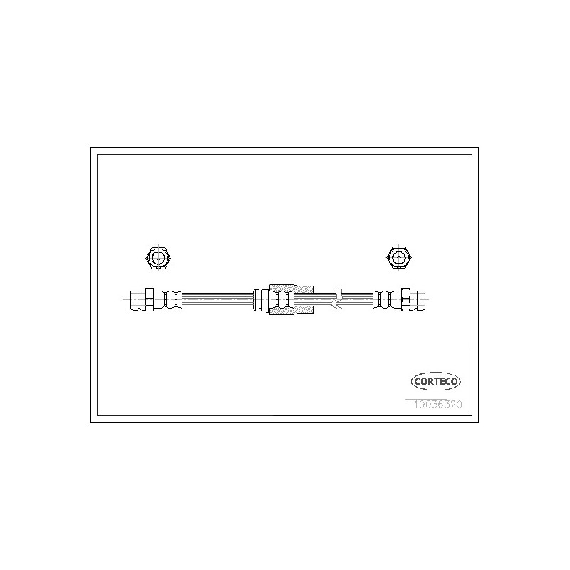 Flexible de frein CORTECO