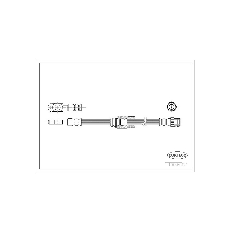 Flexible de frein CORTECO
