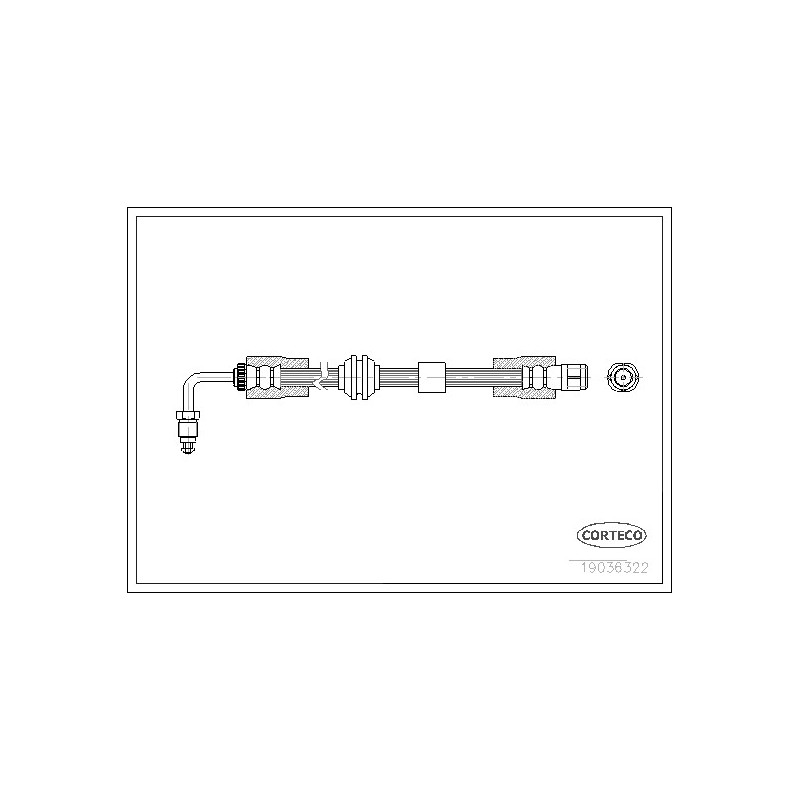 Flexible de frein CORTECO