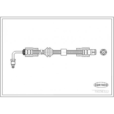 Flexible de frein CORTECO