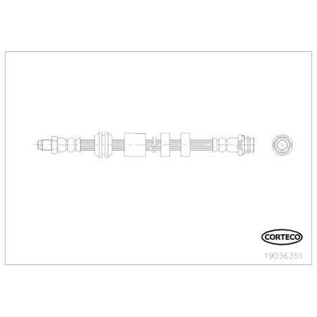 Flexible de frein CORTECO