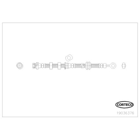 Flexible de frein CORTECO